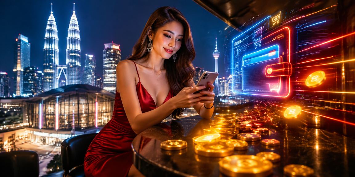 Pengguna Kuala Lumpur mengakses kasino dalam talian melalui telefon pintar